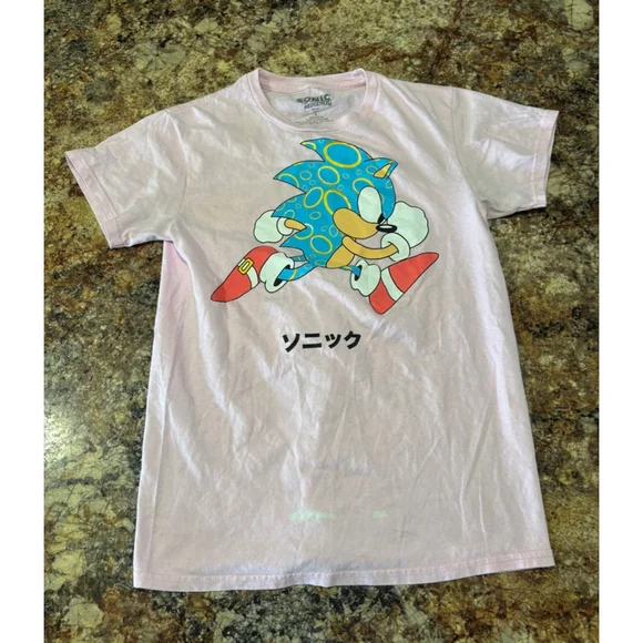 Sonic the Hedgehog Japanese Graphic Tee - Picture 1 of 3